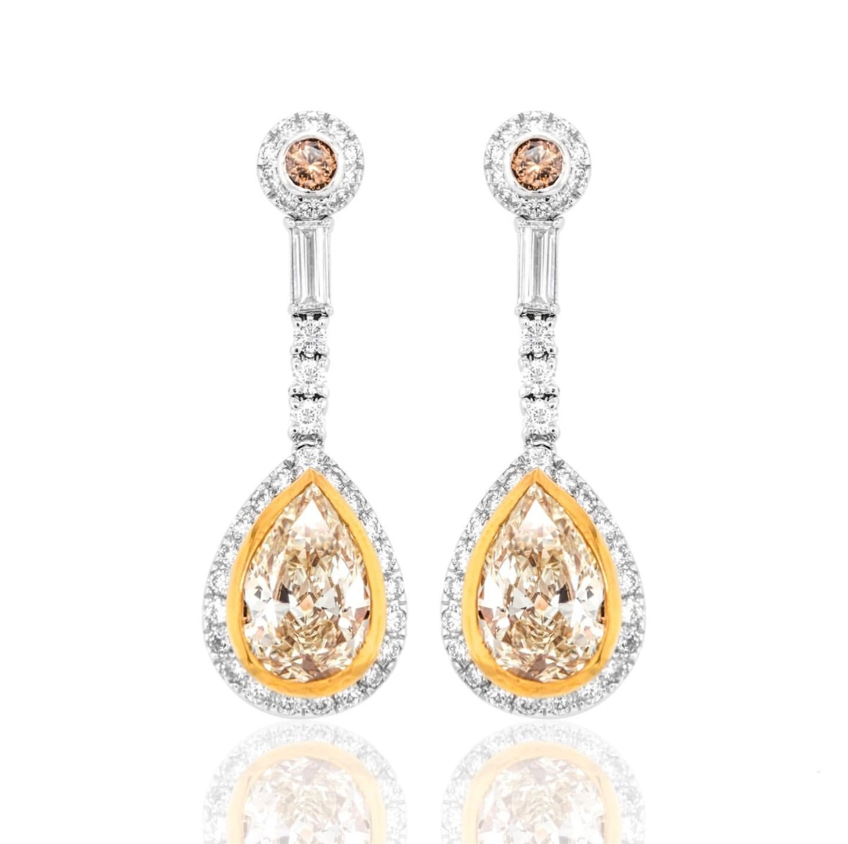 The Champagne Drop Earrings