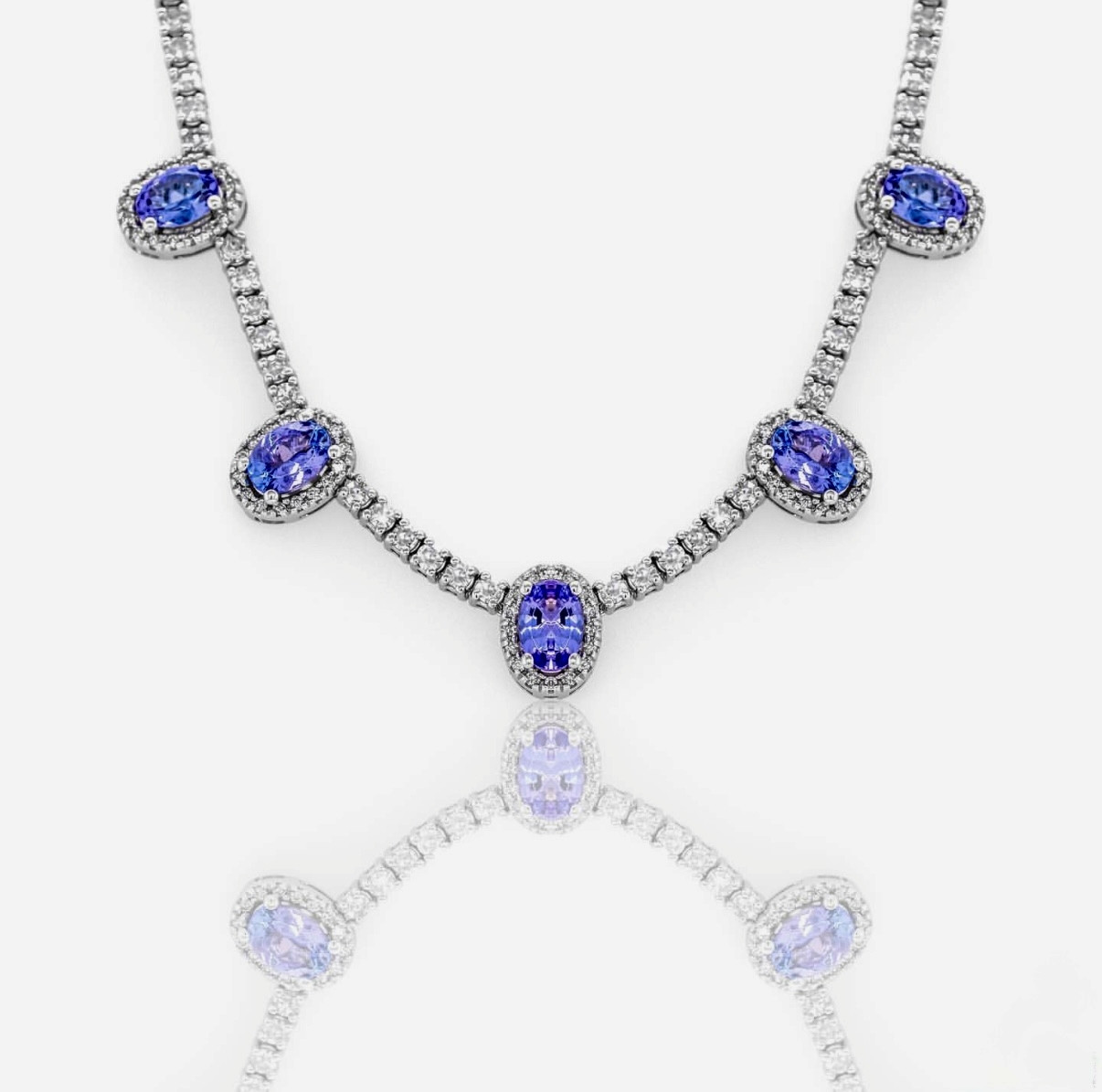 Ceylon Sapphire Collar Necklace