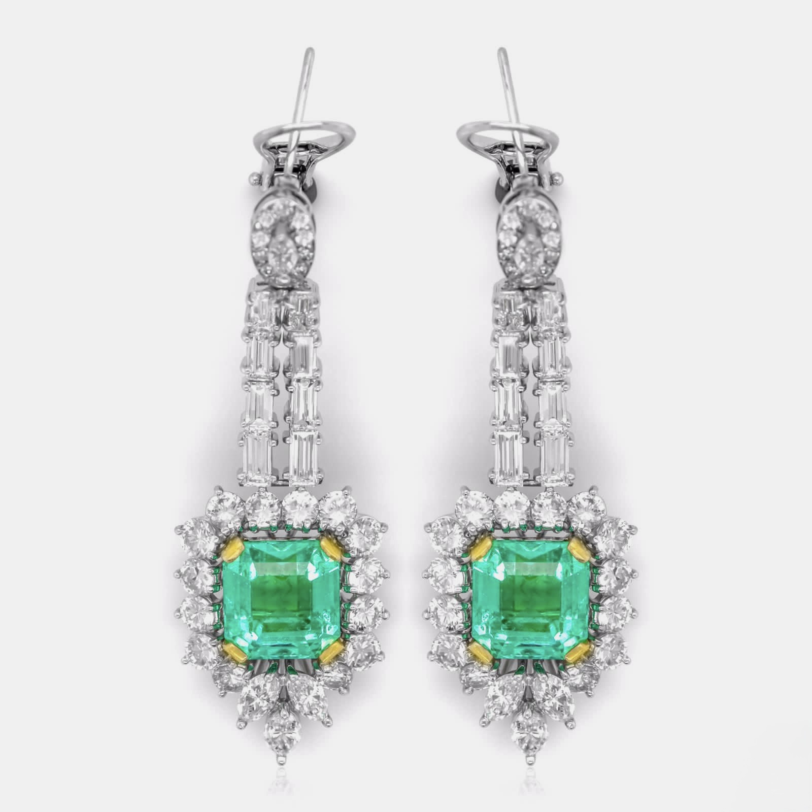 Colombian Emerald Earrings