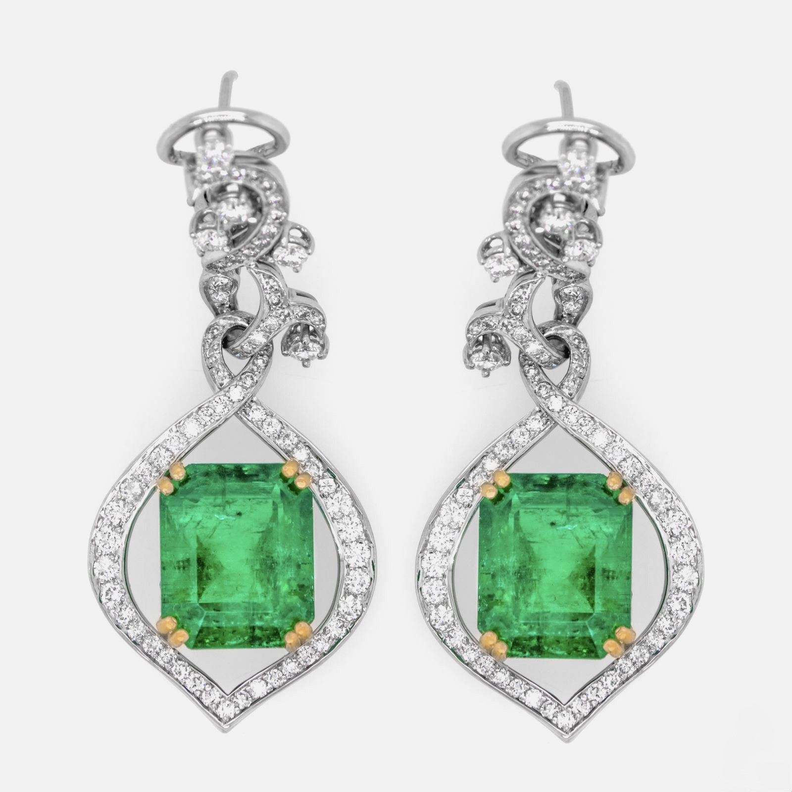 Zambian Emerald Earrings